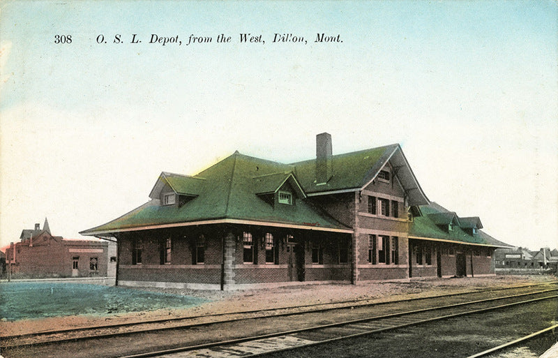 187 HO SCALE 3D PRINTED UNION PACIFIC DEPOT, DILLON, MONTANA The