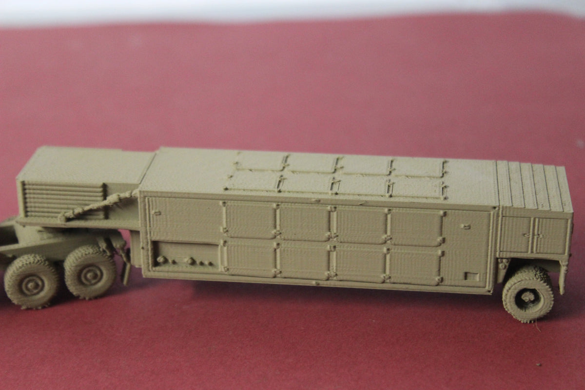 187THSCALE 3D PRINTED U.S. ARMY OSHKOSH M1083 TRACTOR WITH THAAD COOL The Railroad Connection