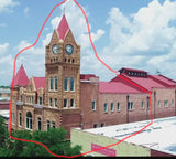 1-87TH SCALE 3D PRINTED SUMTER OPERA HOUSE FACADE SUMTER, SOUTH CAROLINA DESIGN AND 1 PRINT