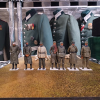 1-25TH SCALE 3D PRINTED WW II GERMAN 5 "WALKING WOUNDE" SOLDIERS DESING AND 5 PRINTS