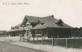 1-160TH N SCALE 3D PRINTED UNION PACIFIC DEPOT, DILLON, MONTANA