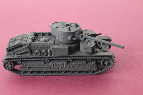 1-87TH SCALE  3D PRINTED WW II RUSSIAN T-28E  MEDIUM TANK