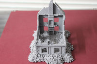 1-72ND SCALE 3D PRINTED DIORAMA WW II BUILDING BOMBED OUT BUILDING #2