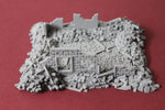 1-72NDSCALE 3D PRINTED DIORAMA WW II BUILDING BOMBED OUT BUILDING #3