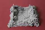 1-87TH SCALE 3D PRINTED DIORAMA WW II BUILDING BOMBED OUT BUILDING #3