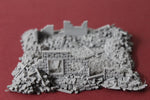 1-87TH SCALE 3D PRINTED DIORAMA WW II BUILDING BOMBED OUT BUILDING #5