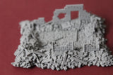 1-87TH SCALE 3D PRINTED DIORAMA WW II BUILDING BOMBED OUT BUILDING #5