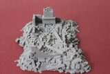 1-87TH SCALE 3D PRINTED DIORAMA WW II BUILDING BOMBED OUT BUILDING #7