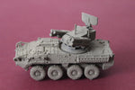 1-87TH SCALE 3D PRINTED U.S. ARMY STRYKER ADATS(AIR DEFENSE ANTI-TANK SYSTEM) DEPLOYED