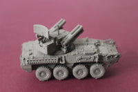 1-87TH SCALE 3D PRINTED U.S. ARMY STRYKER ADATS(AIR DEFENSE ANTI-TANK SYSTEM) DEPLOYED
