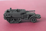 1-72ND SCALE 3D PRINTED WWII U.S. ARMY M3 HALFTRACK WITH 90MM HOWITZER