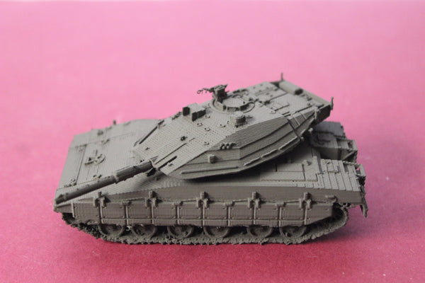 1/72nd Scale 3D Printed Israeli Merkava Mk4 Main Battle Tank - Pre-built Model By The Railroad Connection