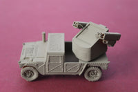 1-72ND SCALE 3D PRINTED UKRAINE INVASION M1123 HMMWV AVENGER AIR DEFENSE SYSTEM