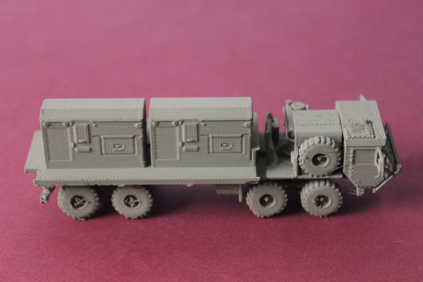 1-87TH SCALE 3D PRINTED M977A4 EPP THAAD POWER PLANT SIDES DOWN