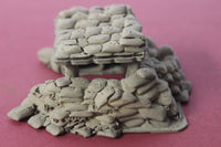 1-72ND SCALE 3D PRINTED SANDBAG GUN BUNKER