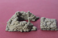 1-72ND SCALE 3D PRINTED SANDBAG GUN BUNKER