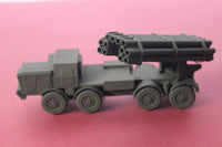 1-87TH SCALE 3D PRINTED UKRAINE INVASION RUSSIAN BM-30 SMERCH HEAVY SELF PROPELLED 300 MM MULTIPLE ROCKET LAUNCHER