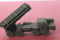 1-87TH SCALE 3D PRINTED UKRAINE INVASION RUSSIAN BM-30 SMERCH HEAVY SELF PROPELLED 300 MM MULTIPLE ROCKET LAUNCHER