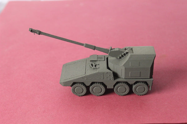 1-87TH SCALE 3D PRINTED BUNDESWEHR RCH 155 (Remote Controlled Howitzer 155 mm)