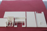 1-87TH HO SCALE 3D PRINTED 1950'S PRINT SHOP ROOF INCLUDED