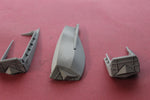 1-87TH SCALE 3D PRINTED WW II NAVY LCVP LANDING CRAFT DAMAGED 3 PIECES