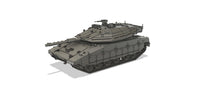 1-87TH SCALE 3D PRINTED ISRAELI-HAMAS WAR ISRAELI MERKAVA MK4 MAIN BATTLE TANK