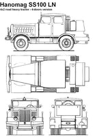 1-87TH SCALE 3D PRINTED GERMAN WWII OPEL BLITZ TANK TRUCK