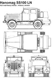 1-87TH SCALE 3D PRINTED GERMAN WWII OPEL BLITZ TANK TRUCK