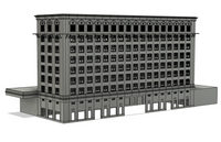 1-160TH N SCALE SCALE 3D PRINTED OLD NORFOLK UNION STATION