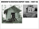 1-87TH SCALE 3D PRINTED BROWN'S STATION #2 DESIGN AND 1 PRINT