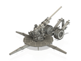 1-87TH SCALE 3D PRINTED FRENCH CANON DE 90MM CA MODEL 193