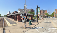 1-160TH N SCALE 3D PRINTED ARLINGTON HEIGHTS, IL METRA STATION DESIGN AND 1 PRINT