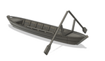 1-72ND SCALE 3D PRINTED VIETNAM WAR VIETNAMESE 12 FOOT SAMPAN