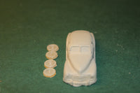 HO SCALE 1947 CHEVY BUSINESS COUPE RESIN KIT