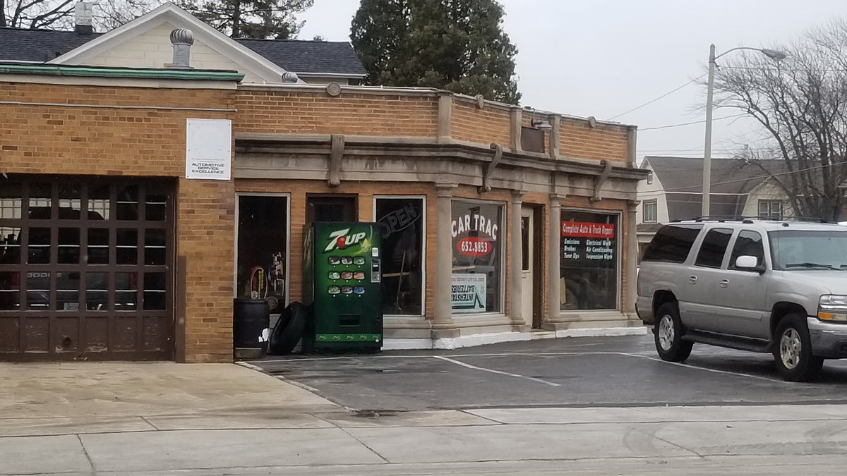 1160TH N SCALE 3D PRINTED GAS STATION KENOSHA, WI The Railroad