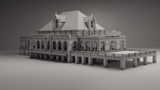 1-87TH HO SCALE 3D PRINTED PENNSYLVANIA RAILROAD NORTH PHILADELPHIA STATION