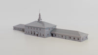 1-87TH HO SCALE 3D PRINTED NORTHERN PACIFIC RR HELENA MONTANA DEPOT