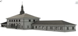 1-87TH HO SCALE 3D PRINTED NORTHERN PACIFIC RR HELENA MONTANA DEPOT