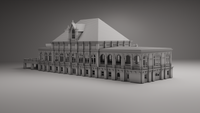 1-87TH HO SCALE 3D PRINTED PENNSYLVANIA RAILROAD NORTH PHILADELPHIA STATION