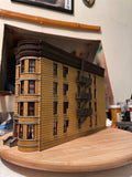 1-160 N SCALE 3D PRINTED BROWNSTONE BUILDING  BROOKLYN, NY