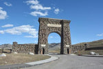 1-160TH N SCALE 3D PRINTED NORTHERN PACIFIC ROOSEVELT ARCH YELLOWSTONE
