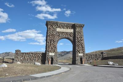 1-160TH N SCALE 3D PRINTED NORTHERN PACIFIC ROOSEVELT ARCH YELLOWSTONE
