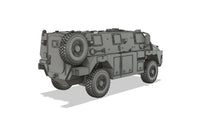 1-87TH SCALE 3D PRINTED AUSTRALIAN BUSHMASTER MRAP PROTECTED MOBILITY VEHICLE