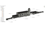 1-160TH N SCALE 3D PRINTED LOS ANGELES UNION STATION MAIN BUILDING