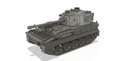 1-87TH SCALE 3D PRINTED BRITISH POST WAR VICKERS FV433 FIELD ARTILLERY, SELF-PROPELLED "ABBOT"