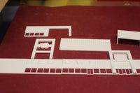1/87TH HO SCALE 3D PRINTED KIT RED OWL GROCERY STORE