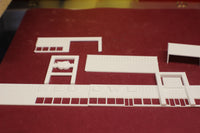 1/87TH HO SCALE 3D PRINTED KIT RED OWL GROCERY STORE