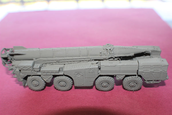 1-72ND SCALE 3D PRINTED IRAQ WAR SOVIET MAZ-7310 URAGAN 8X 8 ARTILLERY TRUCK SCUD MISSILE LAUNCHER