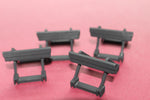 1/87TH  3D PRINTED HO SCALE 3D PRINTED TRACK BUMPERS 4 PIECES