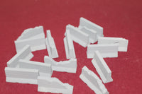 1-72ND SCALE 3D PRINTED DAMAGED JERSEY BARRIERS 16 PIECES